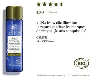 Sanoflore Hypnotica Aqua Sérum Anti-Cernes Certifié Bio 75 ml