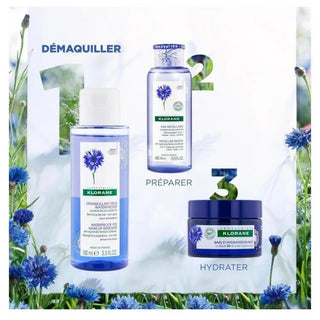 Klorane Bleuet Démaquillant Yeux Waterproof au Bleuet Bio - Yeux Sensibles 100 ml