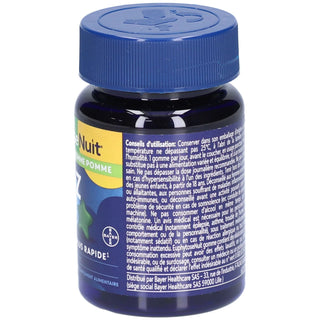 Euphytose Nuit Gummies mélatonine sommeil goût pomme