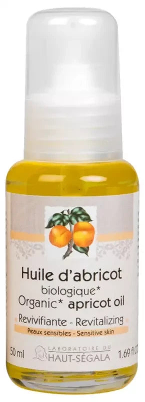Laboratoire du Haut-Ségala Huile d'Abricot Vierge 50 ml Biologique *
