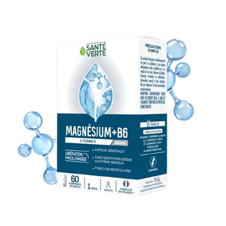 SANTÉ VERTE MAGNÉSIUM + B6 - 60 Comprimés