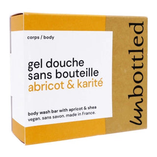 UNBOTTLED GEL DOUCHE SANS BOUTEILLE ABRICOT & KARITE 110G