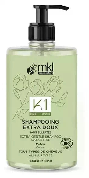 MKL Green Nature Shampoing Extra Doux Tout Type de Cheveux Bio 750 ML