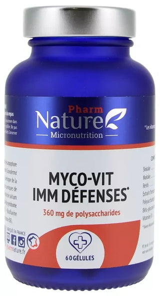 Pharm Nature Myco-Vit IMM Défenses 60 Unités