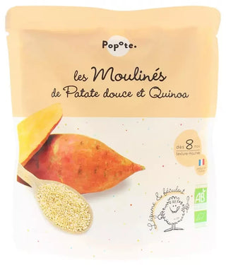 Popote Les Moulinés Patate Douce et Quinoa 8 Mois et + Bio 180 g