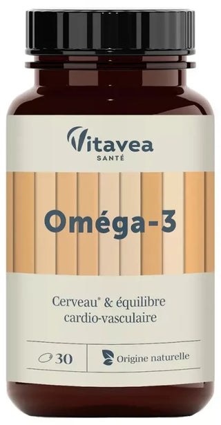 Vitavea Oméga 3 Cerveau & Équilibre Cardio-Vasculaire 30 Unités