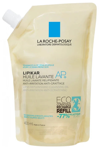 La Roche-Posay Lipikar Huile Lavante AP+ Relipidante Anti-Grattage Ecorecharge 400 ml