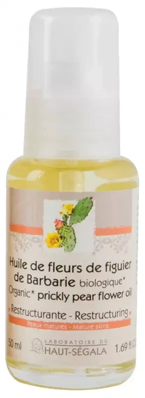Laboratoire du Haut-Ségala Huile de Fleurs Figuier Barbarie 50 ml Biologique *