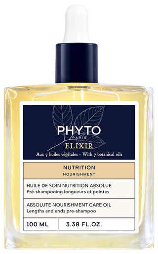 Phyto Elixir Huile de Soin Nutrition Absolue Pré-Shampoing 100 ML