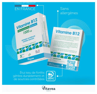 Vitavea Vitamine B12 Méthylcobalamine Bioactive 90 Comprimés