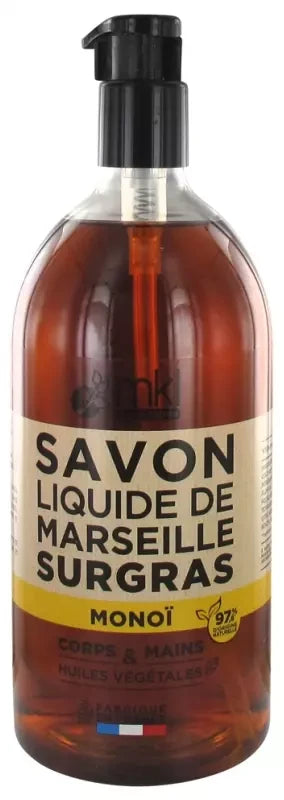 Mkl Green Nature Savon Liquide de Marseille "monoï" 1 Litre