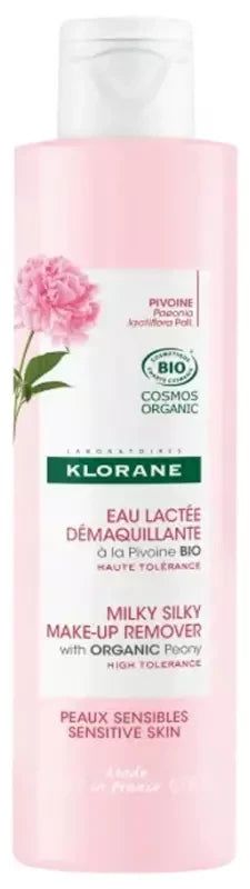 Klorane Pivoine Visage - Eau Lactée Démaquillante à la Pivoine Bio Peaux Sensibles 100 ml