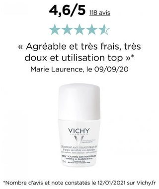 Vichy Anti-Transpirant Peau Sensible Roll-On 50 ml