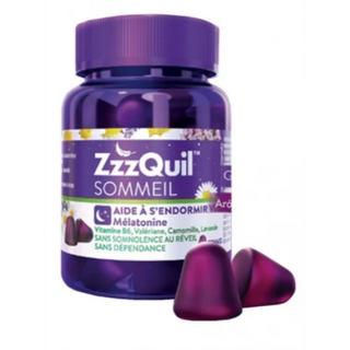 ZZZQUIL SOMMEIL Mélatonine Arôme Fruits des Bois - 30 Gommes