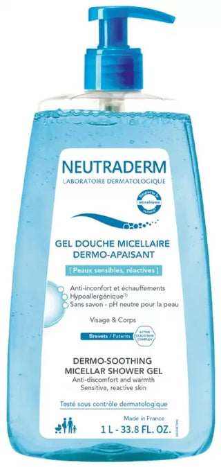 Neutraderm Gel Douche Micellaire Dermo Apaisant Fl1L