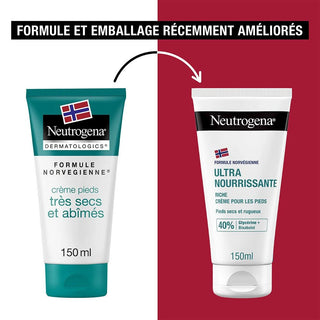 Neutrogena,Formule Norvégienne,Crème Pieds Très Secs et Abîmés 150 ml