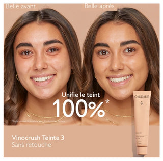 Caudalie Vinocrush Crème Hydratante Teintée 30 ml - Teinte : Teinte 3