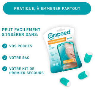 Compeed Patchs Anti-Imperfections Discrets Hydrocolloides 15 Patchs