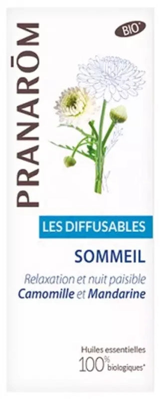 Pranarôm Sommeil Camomille et Mandarine Mélange Pour Diffusion Bio 30 ml