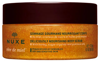 Nuxe Rêve de Miel Gommage Gourmand Nourissant Corps (Peaux Sèches et Sensibles) 175 ml