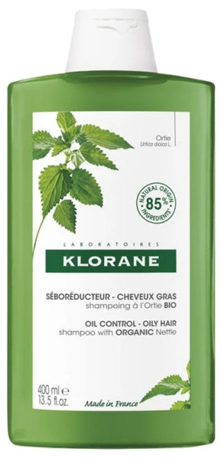 Klorane Shampoing Séboréducteur à l'Ortie - Cheveux Gras 400 ml