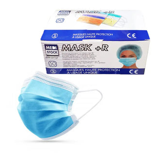 Masques Chirurgicaux 3 Plis Type IIR (Boîte de 50 Masques)