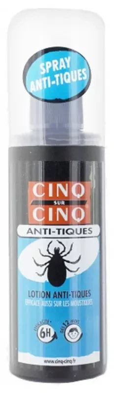 Cinq Sur Cinq 5/5 Anti-Tiques Spray 100 ml