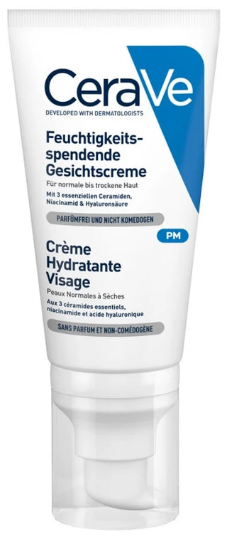 CeraVe Crème Hydratante Visage - Peaux Normales à Sèches 52 ml