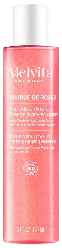 Melvita Source de Roses Eau Extraordinaire Essence Hydra-Repulpante Bio 150 ml