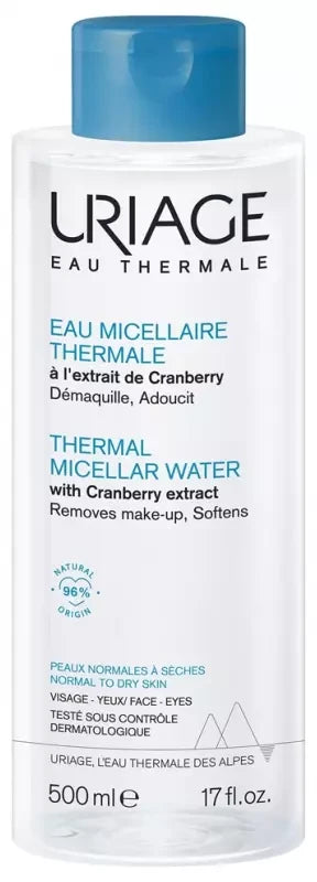 Uriage Eau Micellaire Peaux Normales à Sèches 500 ml