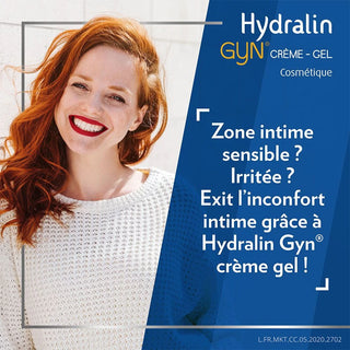 HydralinGyn Crème Gel Apaisante 15 g apaise et Protège la Zone Intime