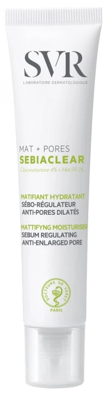 SVR Sebiaclear Mat+Pores Peaux Mixtes à Grasses 40 ml