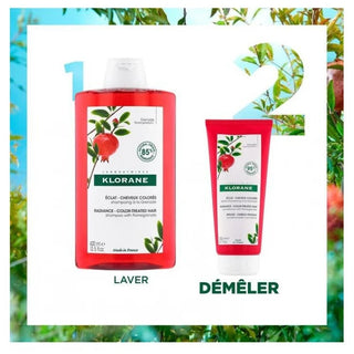 Klorane Grenade Après-Shampoing Éclat à la Grenade - Cheveux Colorés 200 ml
