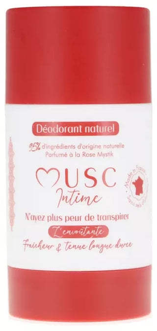 Musc Intime Déodorant Naturel Parfum Rose Mystik 50 g
