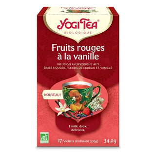 Yogi Tea Fruits Rouges a la Vanille 17 sachets
