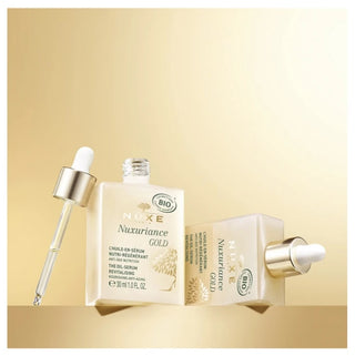 Nuxe Nuxuriance Gold L'Huile-en-Sérum Nutri-Régénérant Anti-Âge Peaux Sèches Bio 30 ml