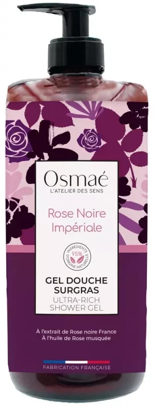 Osmae Gel Douche Rose Impériale Flacon Pompe 1 l