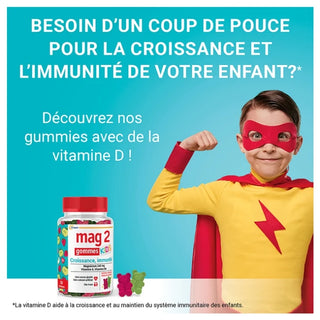 Mag 2 Kids Croissance et Immunité Magnésium 30 Gommes