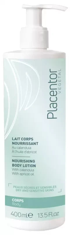 Placentor Végétal Lait Corporel Peaux Sèches Flacon 400 ml