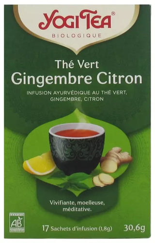 Yogi Tea Thé Vert Gingembre Citron