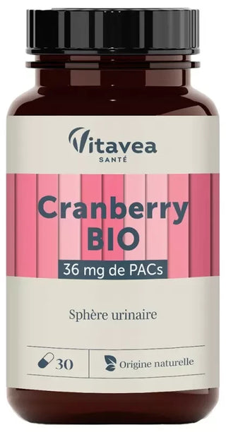 Vitavea Cramberry Sphère Urinaire Bio 30 Unités