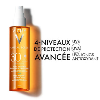 Vichy Capital Soleil Huile invisible de protection cellulaire SPF30 200ml