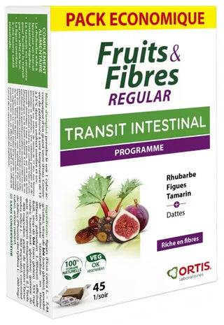 Ortis Fruits&fibres Regular Ecopack 45 Cubes