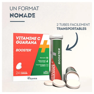 Vitavea Vitamine C + Guarana Booster 24 comprimés à croquer
