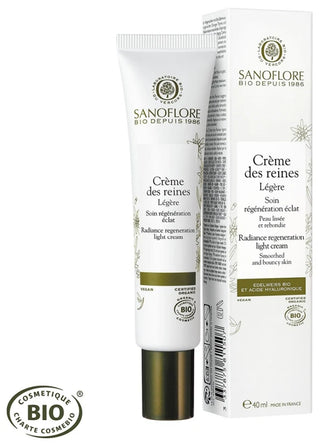 Sanoflore Crème des Reines Légère Anti-Âge Éclat Bio 40 ml