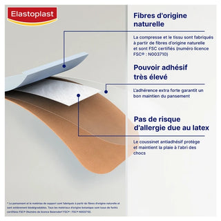 Elastoplast Green & Protect Tissu - 20 Pansements - 2 Formats
