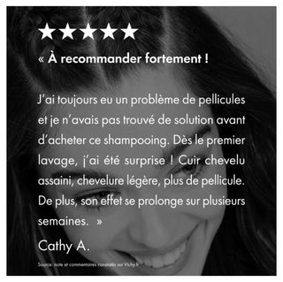 Vichy Dercos Shampoing Antipelliculaire Cheveux Normaux à Gras 390 ml