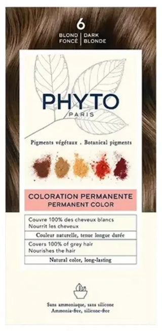 Phyto Couleur Coloration Permanente - Pigments Végétaux - Coloration : 6 Blond Foncé