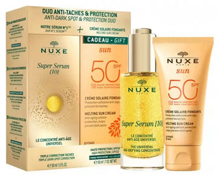 Nuxe Super Sérum [10] 30 ml + Nuxe Sun Crème Solaire Fondante SPF50 Visage 50 ml Offerte