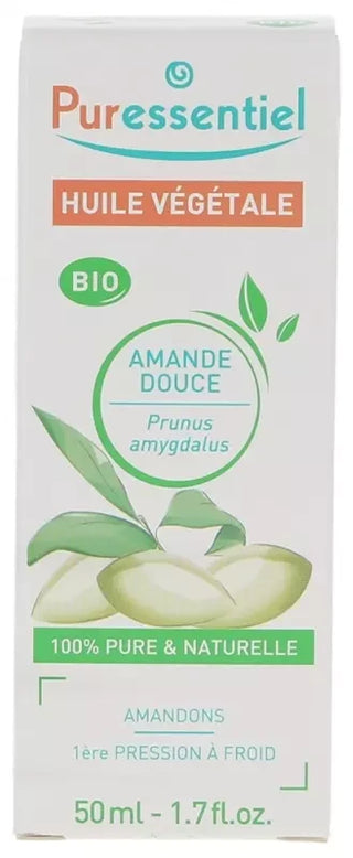 Puressentiel Huile Végétale Bio Amande Douce - 50 ml